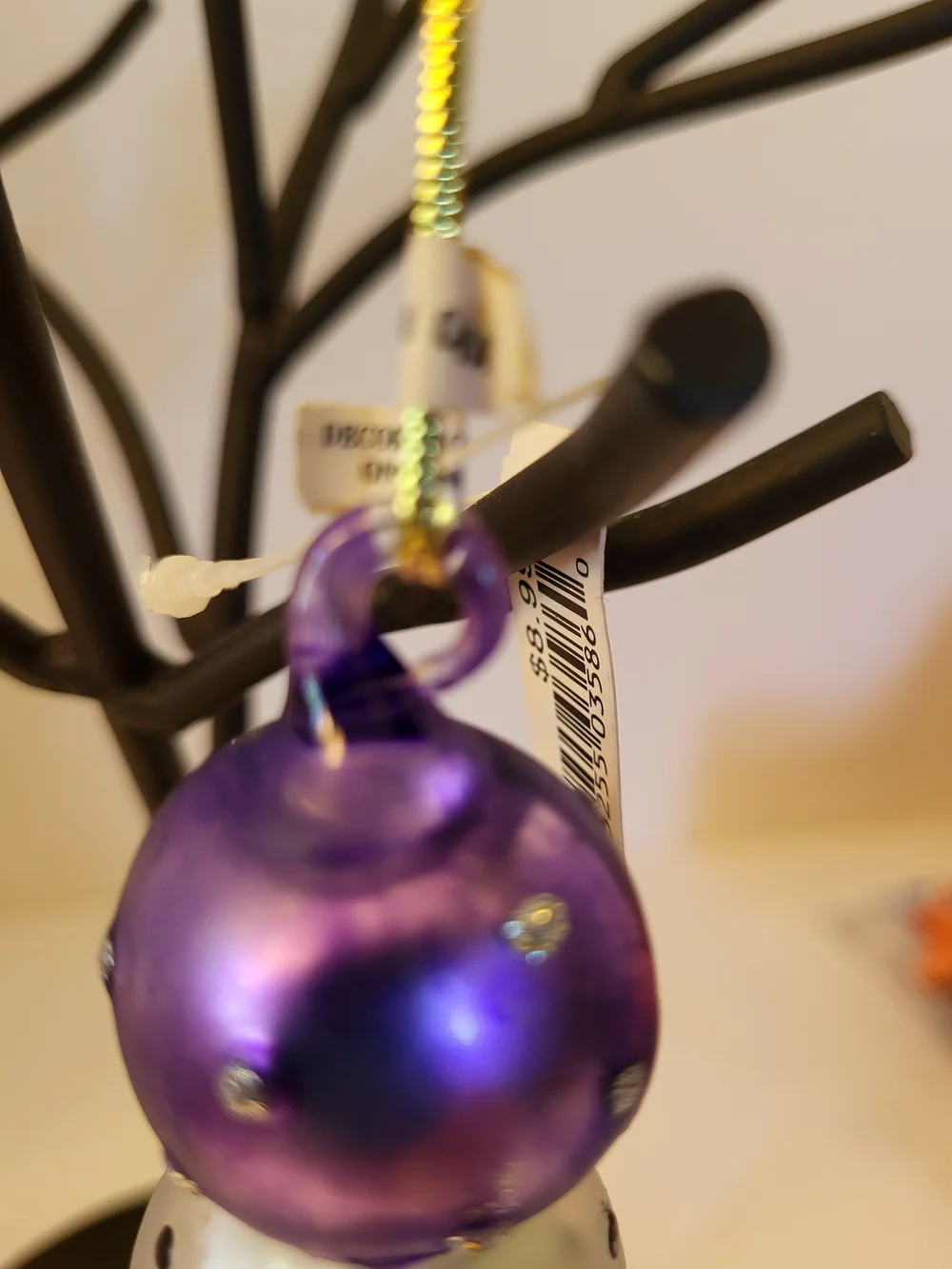 1990s Mervyns California Blown Glass Circus Seal Christmas Ornament NWT 7